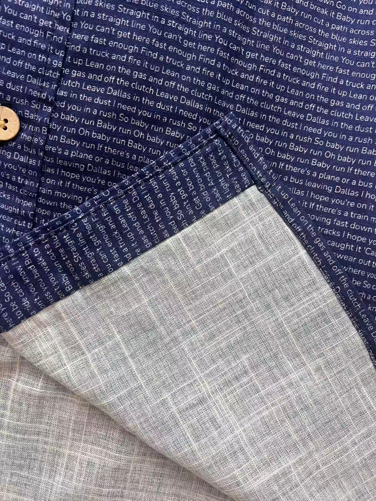 Highquality buttondown shirt made of breathable pure cotton fabric with superior tailored craftsmanship
