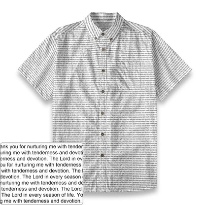 Men's Slub Cotton Button-Down Shirt | Personalized